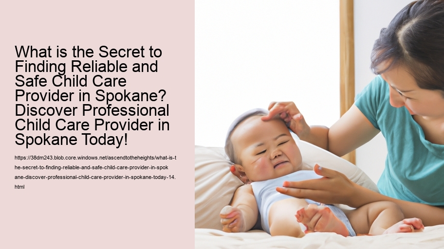 What is the Secret to Finding Reliable and Safe Child Care Provider in Spokane? Discover Professional Child Care Provider in Spokane Today!